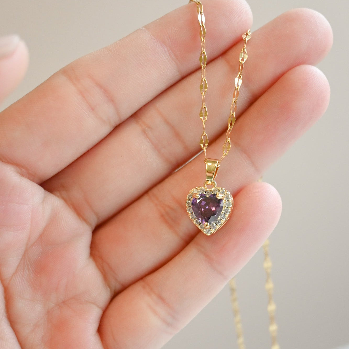 Amethyst Heart