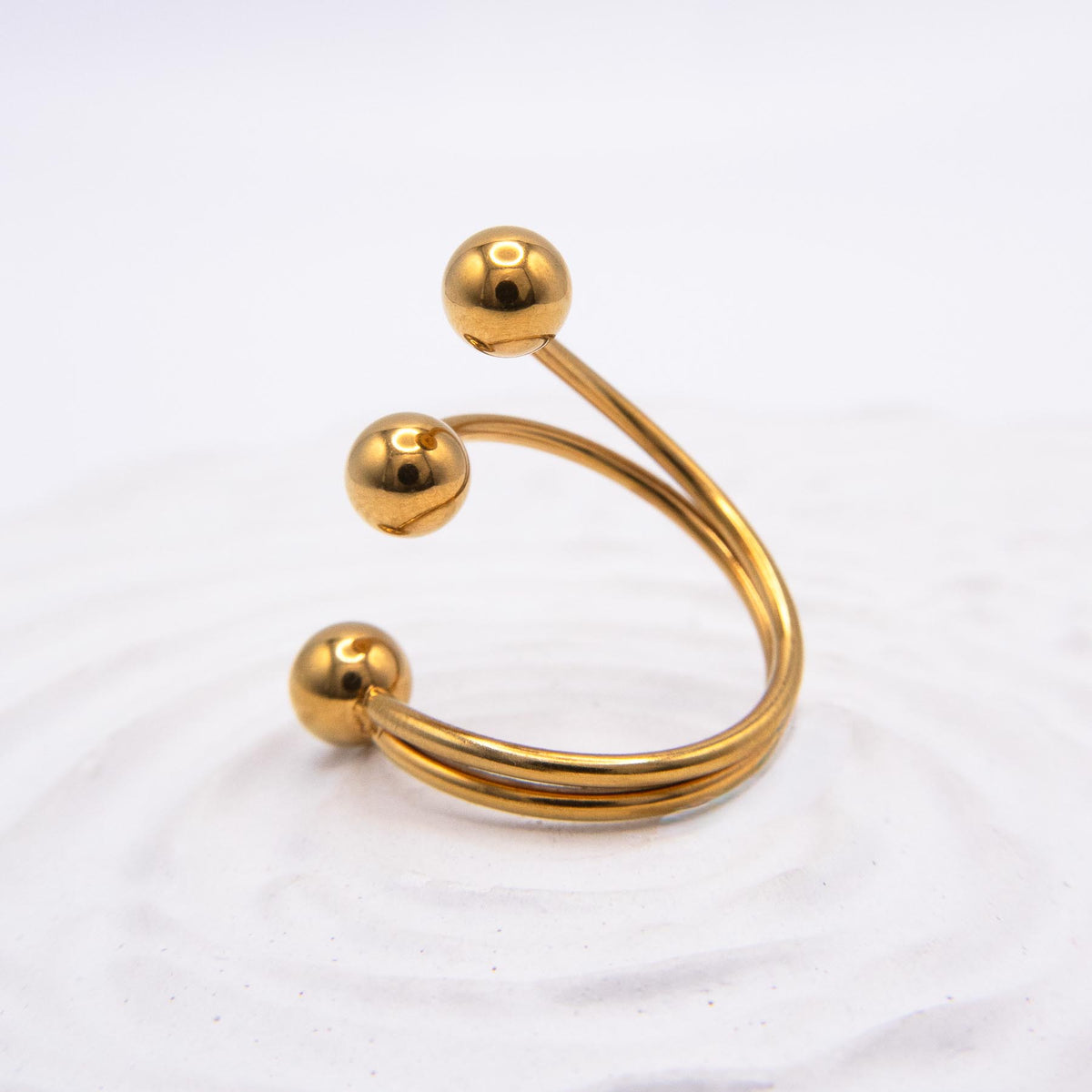 Sculpted Trio Ring 💧✅