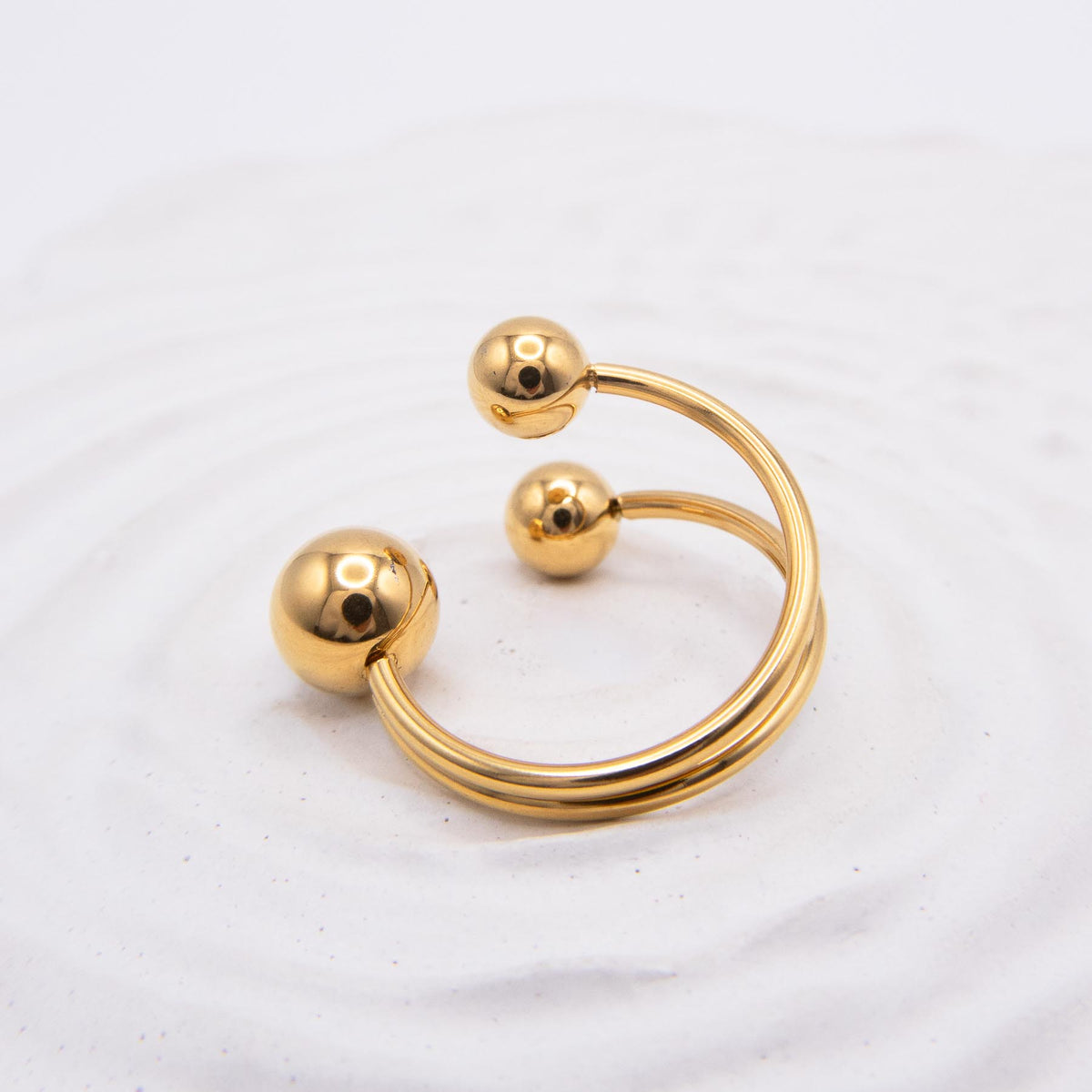Golden Trio Ring💧✅