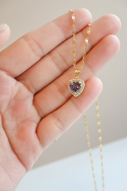 Amethyst Heart