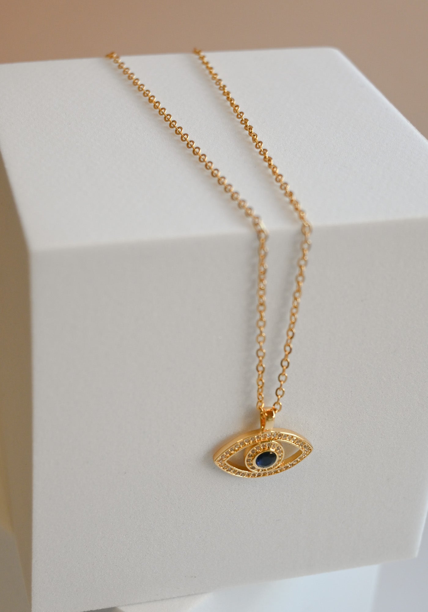 Blue Zirconia Evil Eye