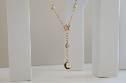 Celestial Moon and Star