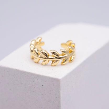 Aurea Leaf Ear cuff