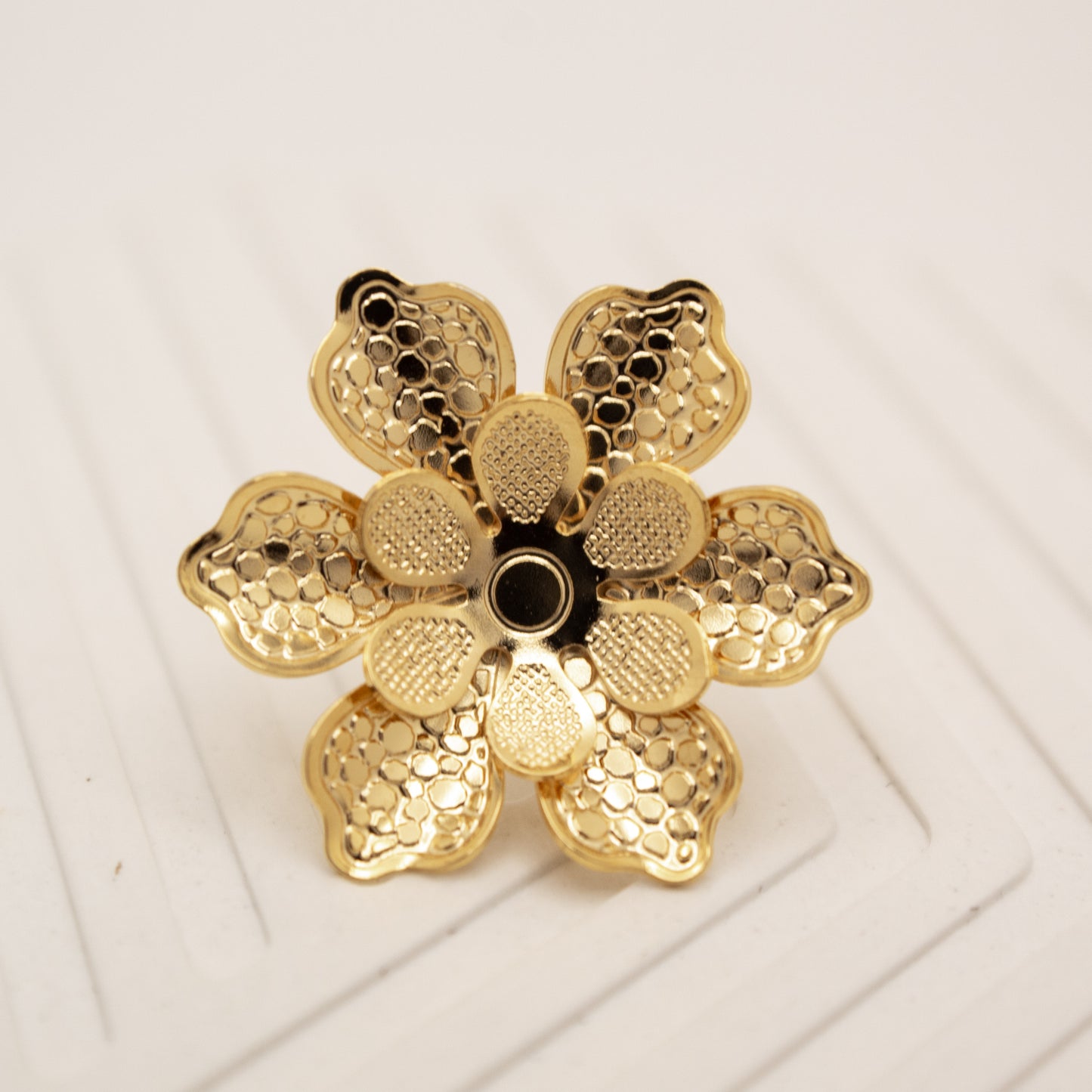 Golden Dahlia Earrings
