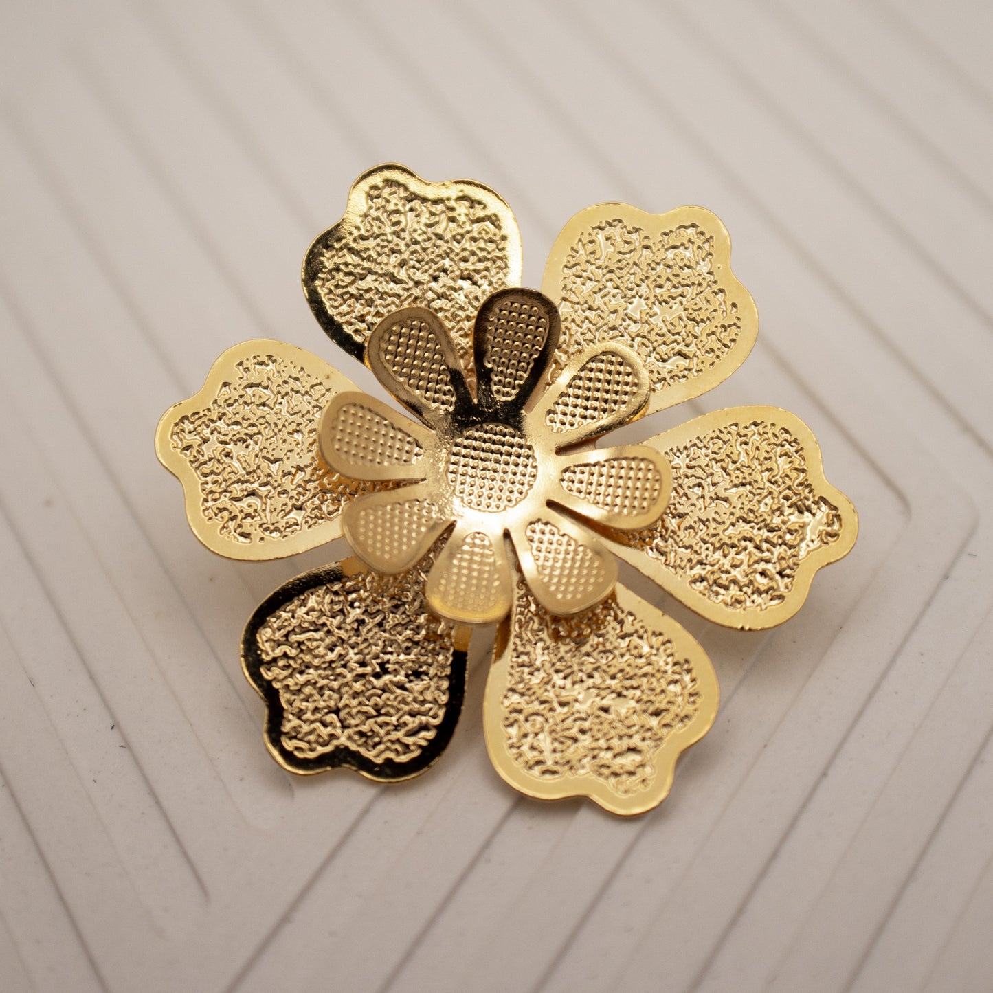 Golden Dahlia Earrings