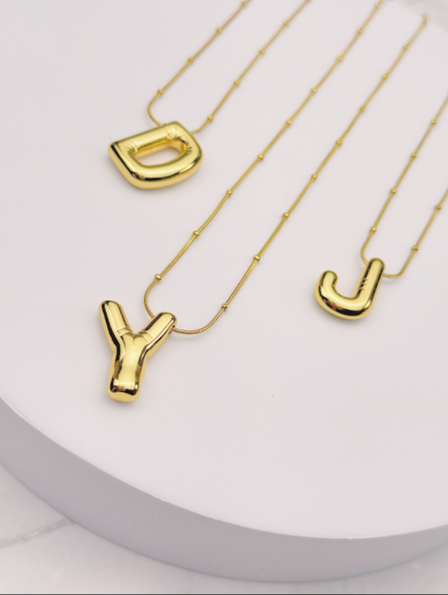 Chunky Initial Necklace