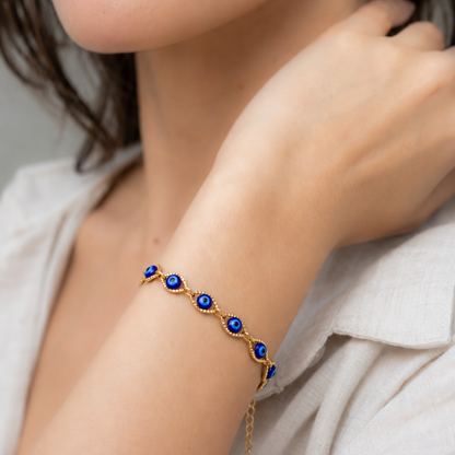 Blue Nazar Halo Bracelet 💧✅