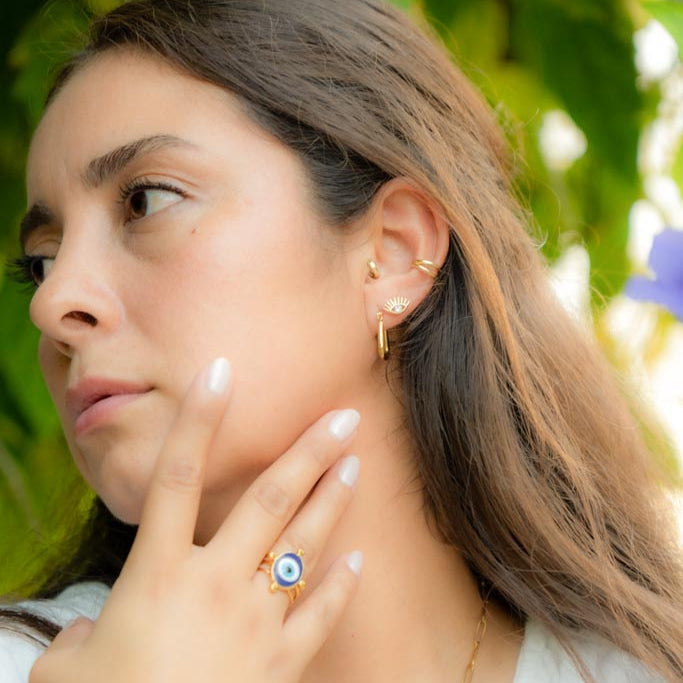 Rune Golden Hoops