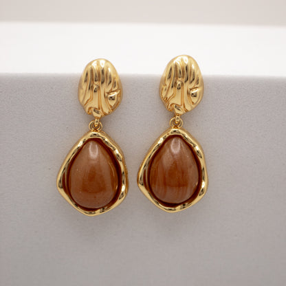 Golden drop Stud