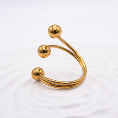 Sculpted Trio Ring 💧✅