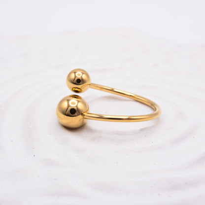 Sculpted Duo Ring💧✅