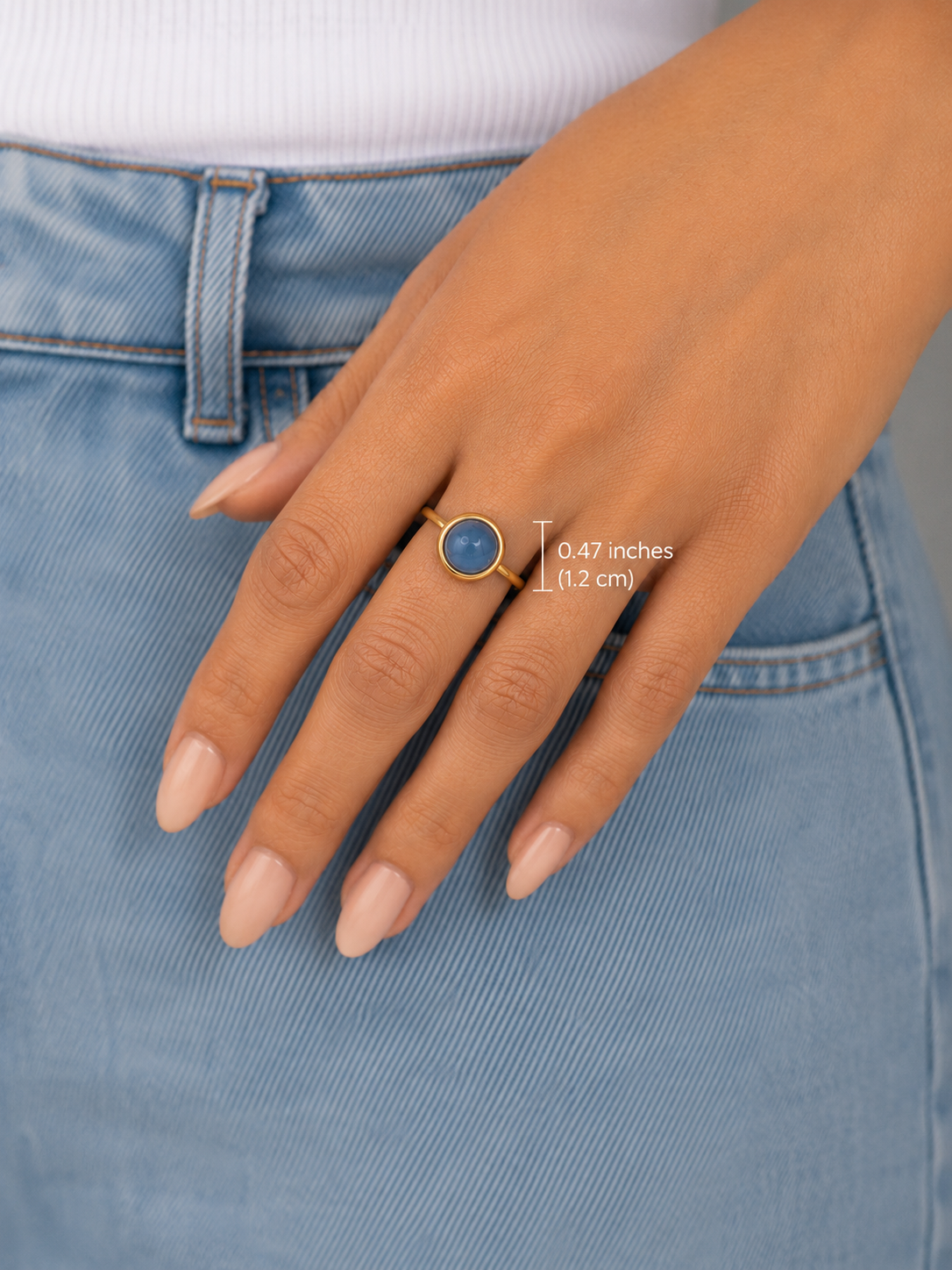 Blue Orbit Ring