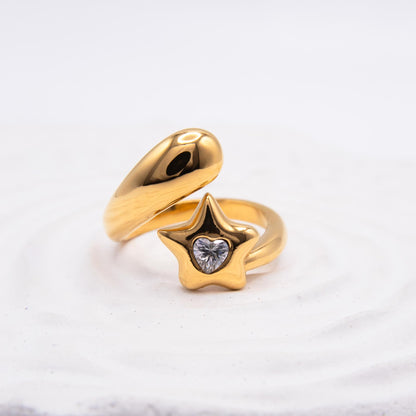 Starlit Heart Ring💧✅