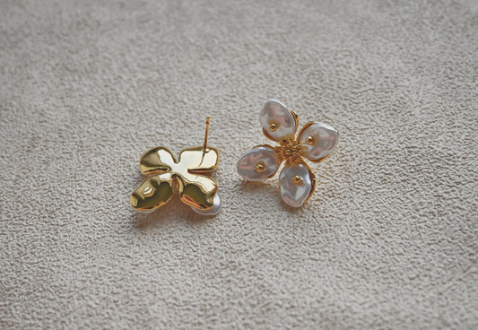 Pearl Blossom Studs