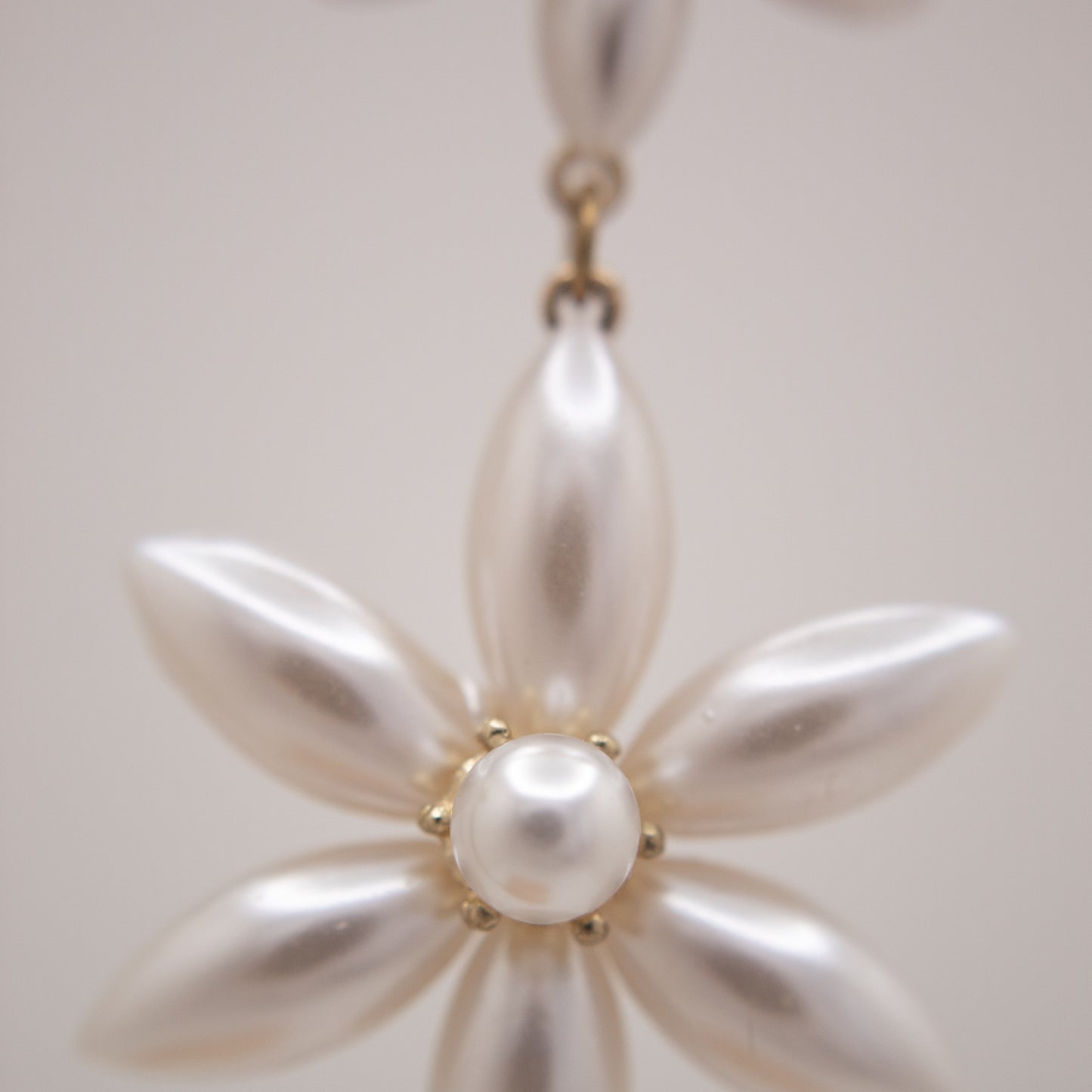 Bloom Again pearl flower earrings