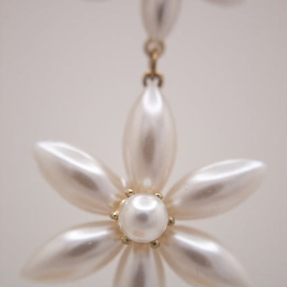 Bloom Again pearl flower earrings