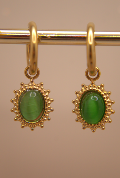 Green Oracle Hoops