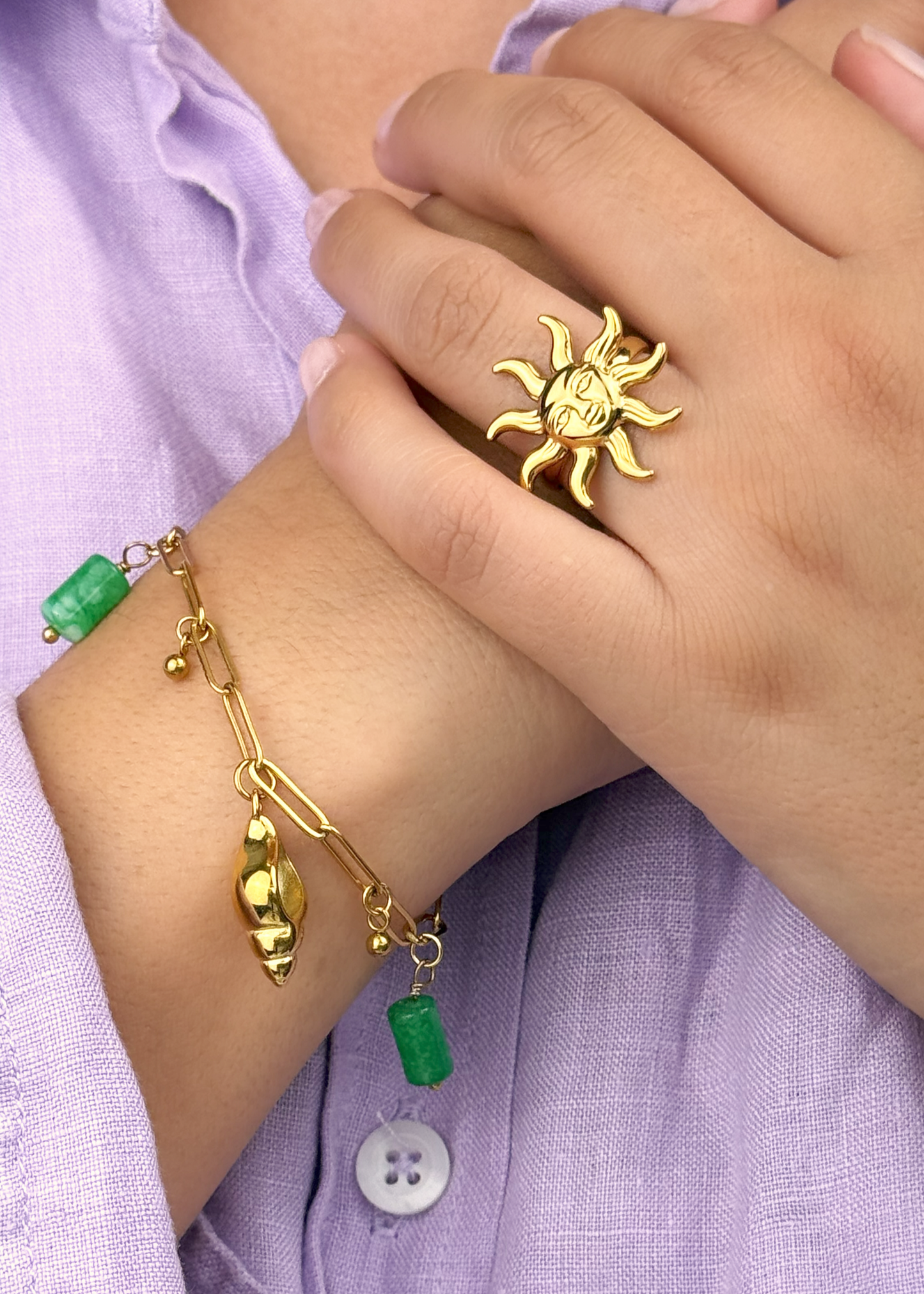 Selva Accessories Sea Gem Bracelet featuring ocean-inspired charms