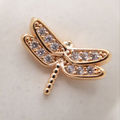 Lumi Dragonfly studs Bloom Again collection