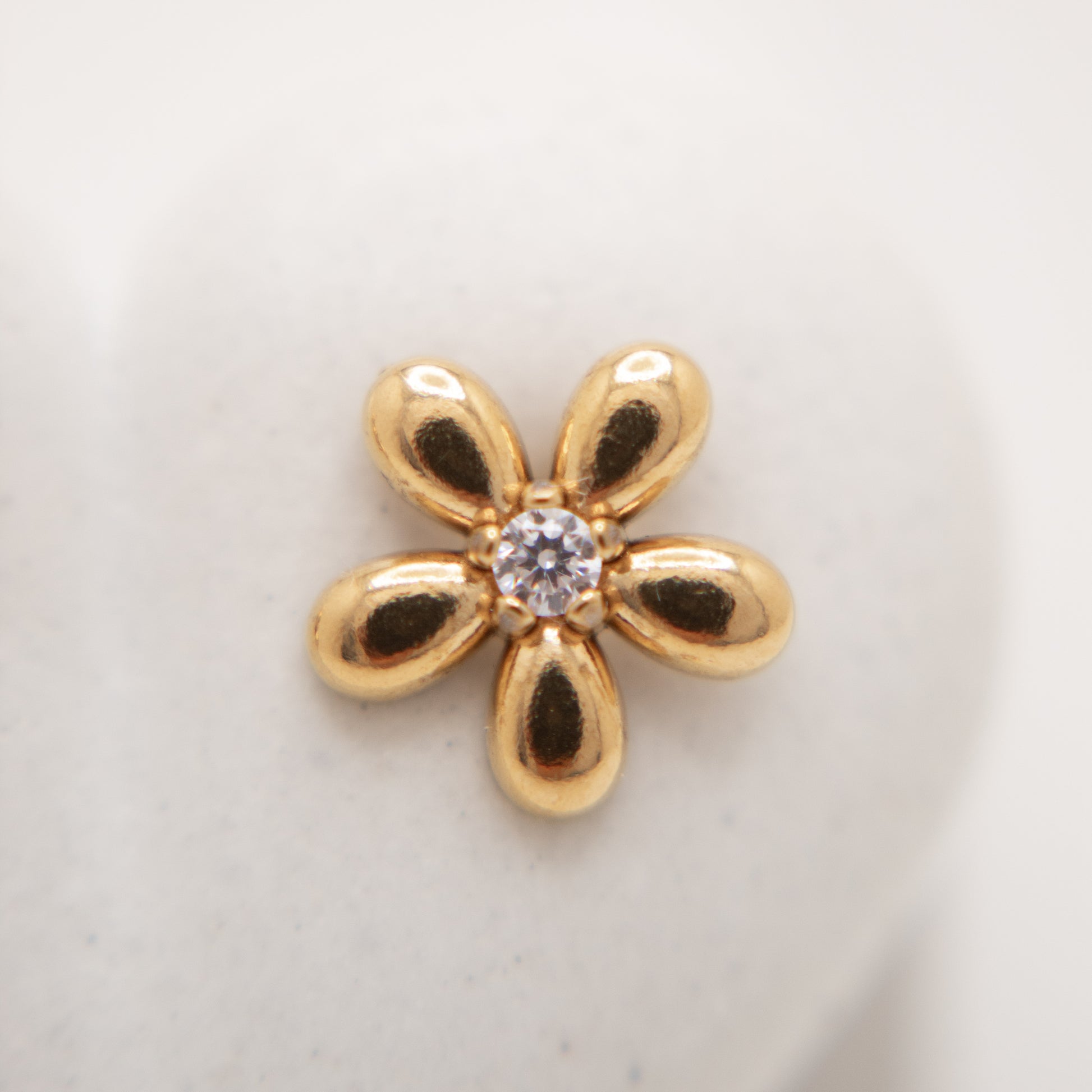 Golden Petal studs Bloom Again collection