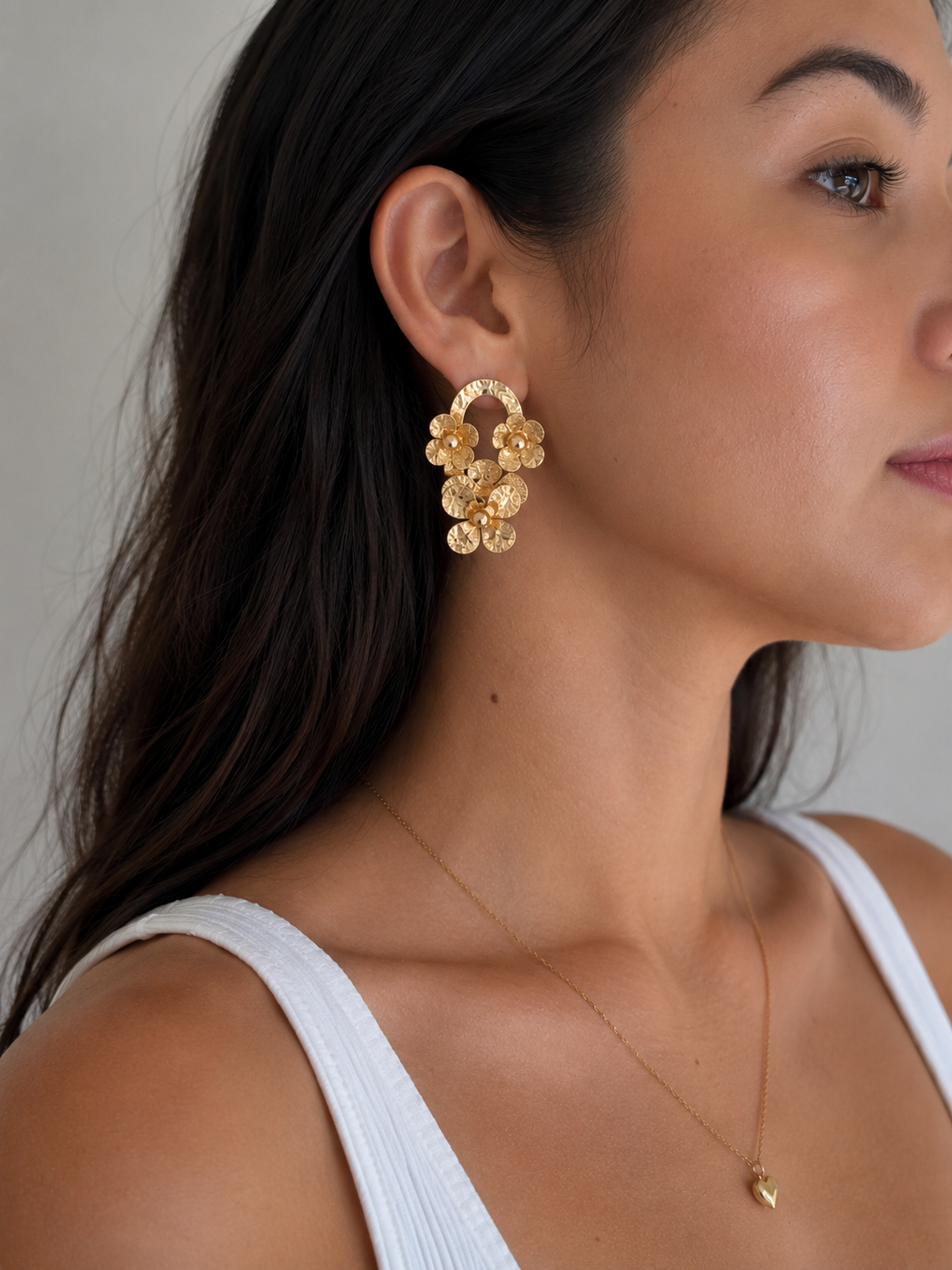 Flora Sculpt Earrings