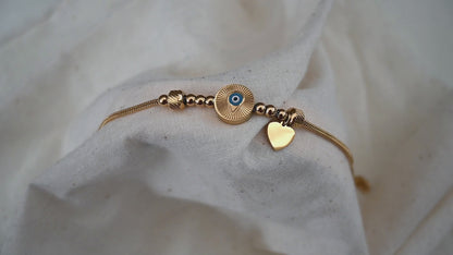 Gold Eye Bracelet