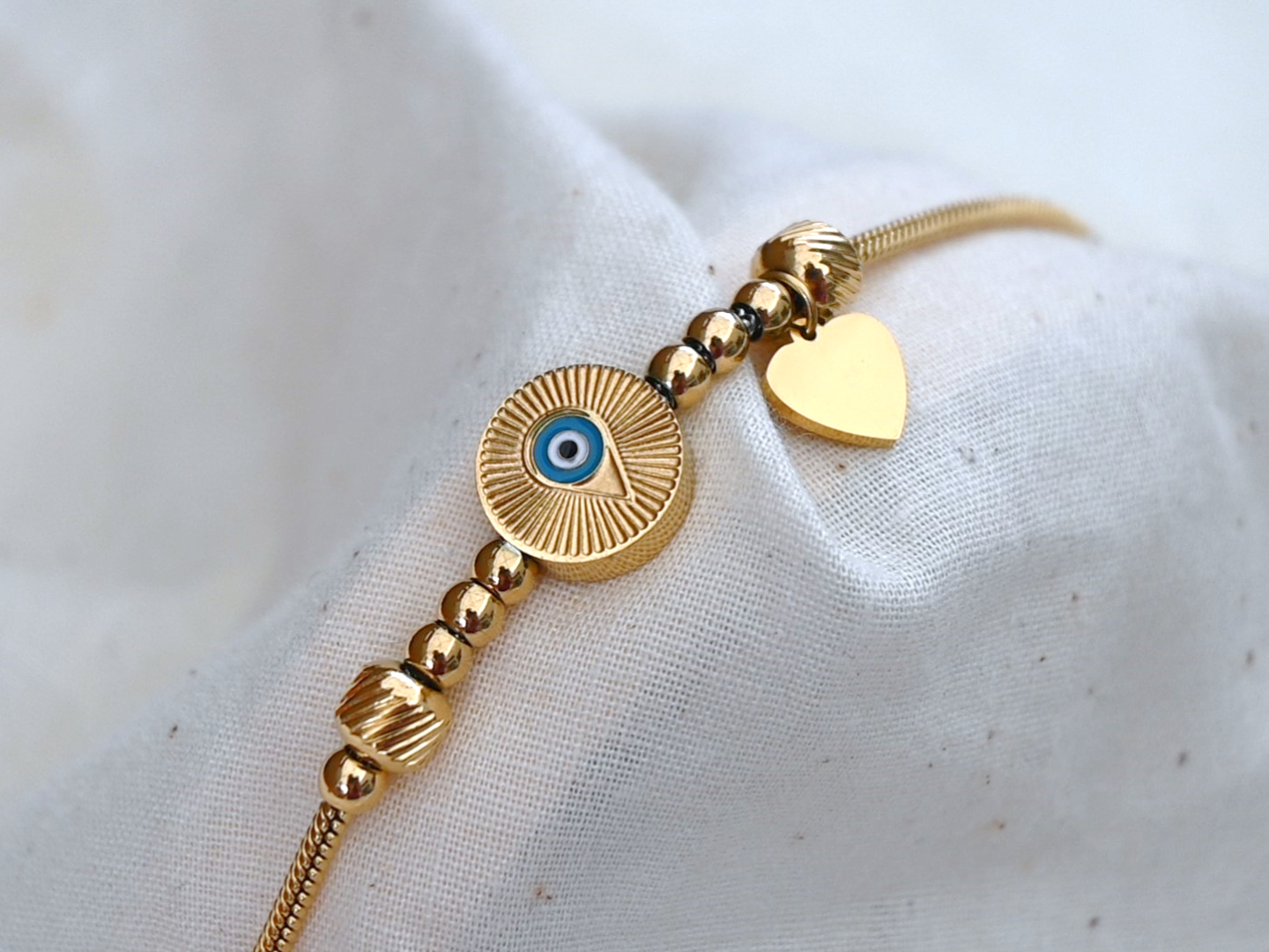 Gold Eye Bracelet