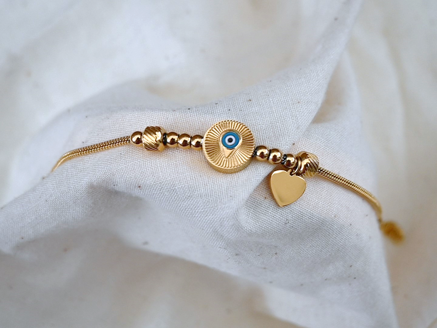 Gold Eye Bracelet