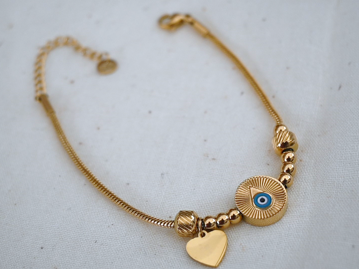 Gold Eye Bracelet