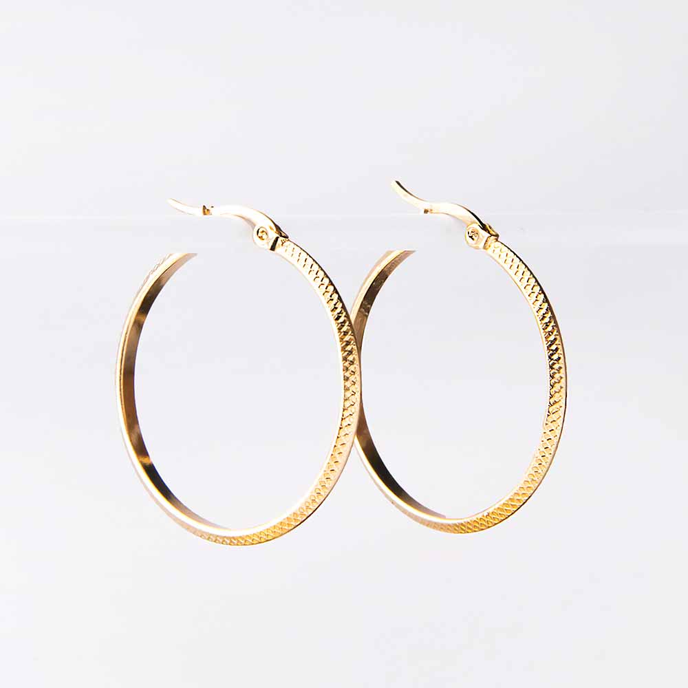 Thin Large hoops