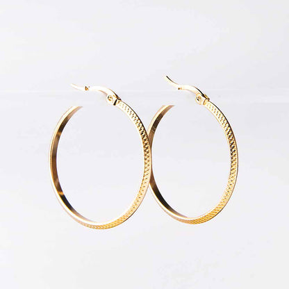 Thin Large hoops